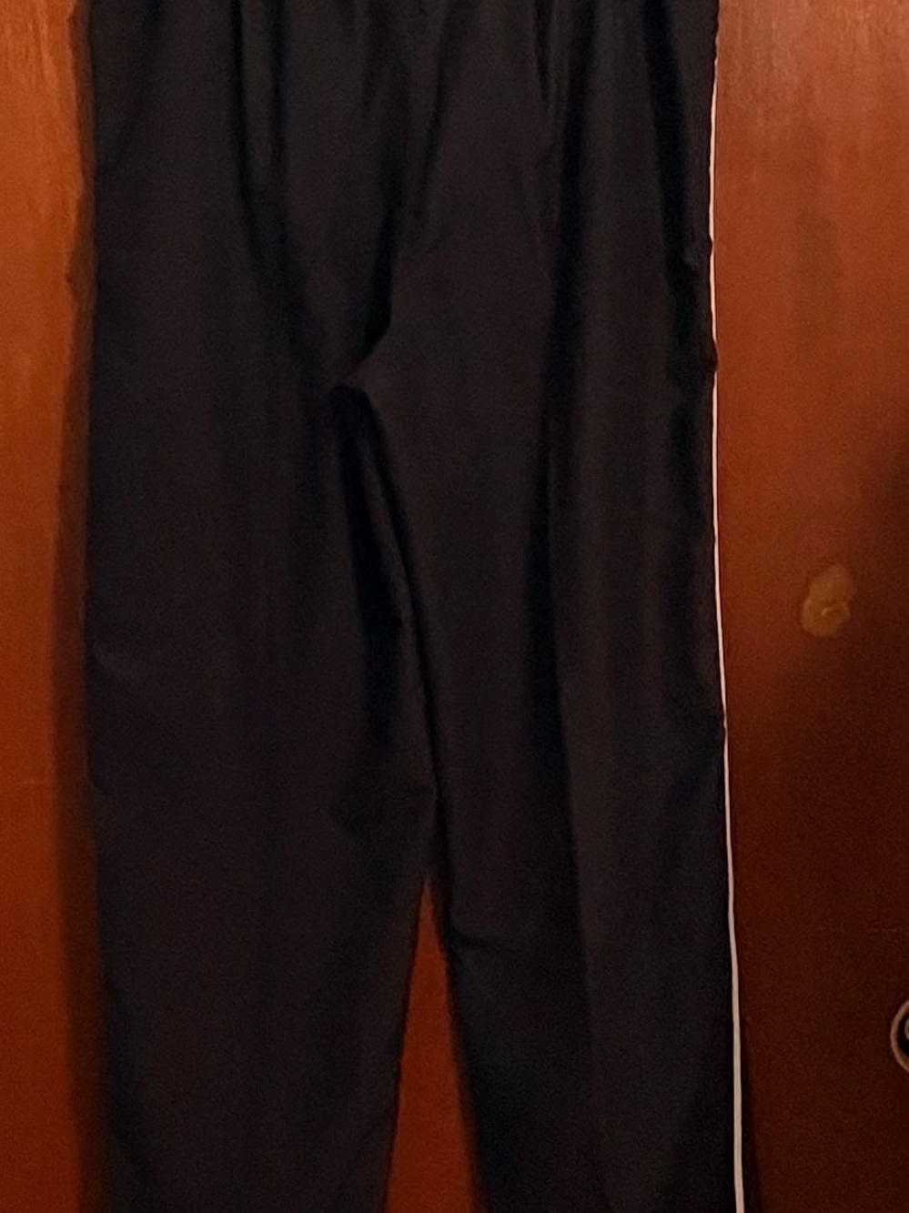Mountain Lake Womens XL Black Track Pants White Side Stripe